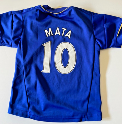 Chelsea Football Club #10 Mata Soccer Jersey, Youth Small #10 Mata