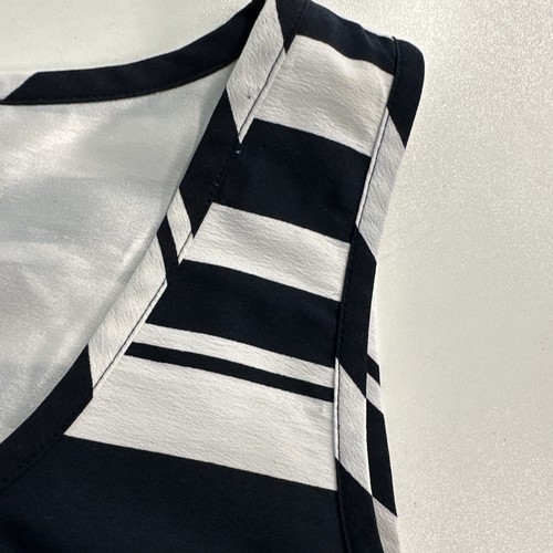 Tommy Hilfiger Blue/White stripe sleeveless Polyester Womens Dress Medium M - Picture 6 of 17