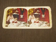 VINTAGE STEREOVIEW STEREOSCOPES CARD BABY'S  DELIGHT 