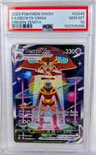 Pokémon Swsh DEOXYS VMAX Crown Zenith Full Art GG45/GG70 PSA 10 💎 GEM MINT