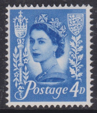 Jersey 1966 Queen Elizabeth II 4d Mint Never Hung SG 11 VGC