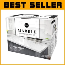 Carrara White Countertop Paint Kit - Easy Application