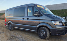 für VW Crafter MAN TGE SY SZ Fondmetal Bluster Felge 8x18 ET50 18 Zoll titanium