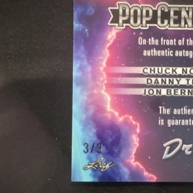 Leaf Pop Century 2026 Dream Cast Auto Chuck Norris Danny Trejo Jon Bernthal 3/3