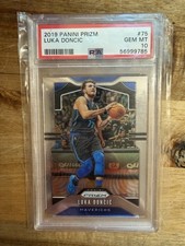 2019-20 Panini Prizm Luka Dončić #75 Base Set PSA 10 Mavericks NBA Card