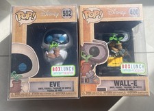 EARTH DAY EXclusives Funko Pop! Vinyl WALL-E #400 & EVE(in case) #552 Box Lunch