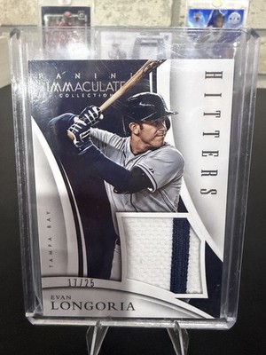 2015 Panini Immaculate Collection - Immaculate Hitters Evan Longoria  /25 Rays