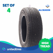 Set Of 4 Used 27560r20 Continental Crosscontact Lx20 - 8.5-10.532 15dwy