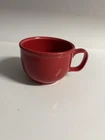 Fiesta Homer Laughlin Fiestaware Red Jumbo Soup Mug Cup 18 oz, 3-1/2” tall