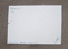 ACEO Original, Gemini, Celestial, Astronomy, Zodiac, 2.5 x 3.5 inches, Unframed — photo 3