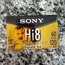 Sony Hi8/Digital8 Metal Particle Video Cassette Tape 120 min P6-120HMPL
