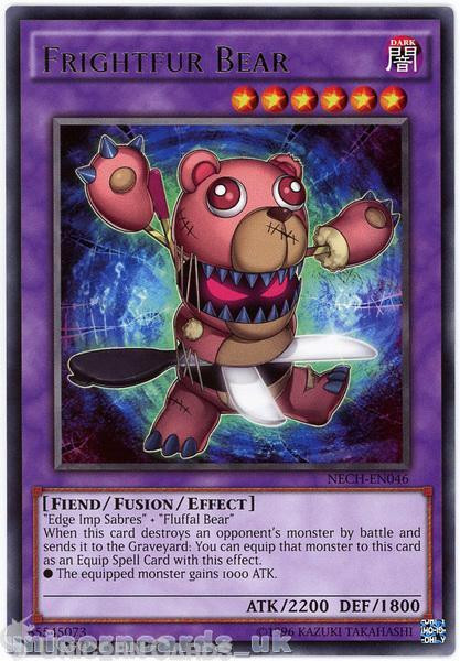 NECH-EN046 Frightfur Bear Rare UNL edition Mint YuGiOh Card