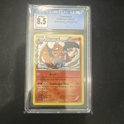 Charizard RC5/RC32 Generations: Radiant Collection Holo CGC 8.5 NM/Mint+