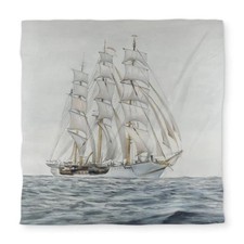 Coastal Waves Queen Size Duvet Cover - Ship by A Cloudy Day C1DCQSW0NWU2WR