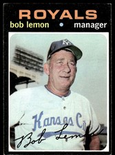 Bob Lemon 1971 Topps #91 Kansas City Royals Vintage Baseball Card VG