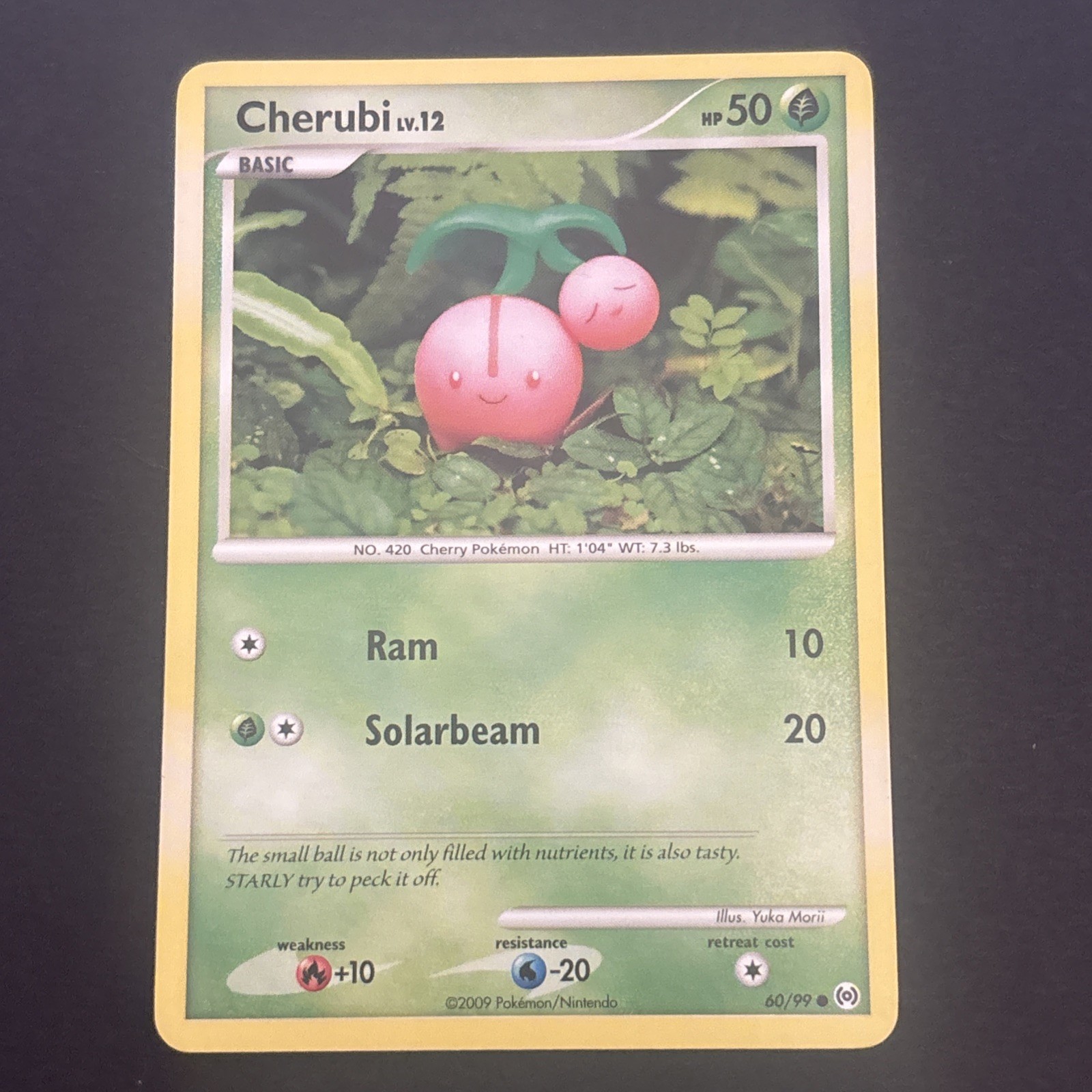 Cherubi  LV.12 60/99 Regular Platinum Arceus Pokemon TCG NM 2009