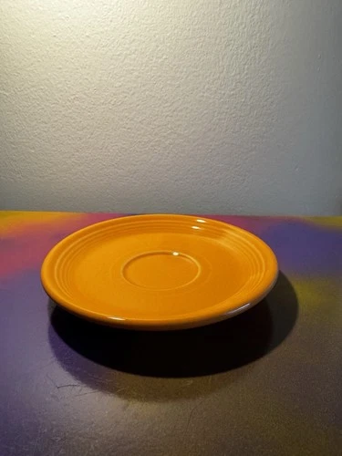 Fiestaware saucer  Tangerine Orange 6 inch Dish Fiesta