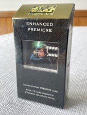Star Wars Enhanced Premiere CCG Customizable Card Game Sealed Lightsaber Luke