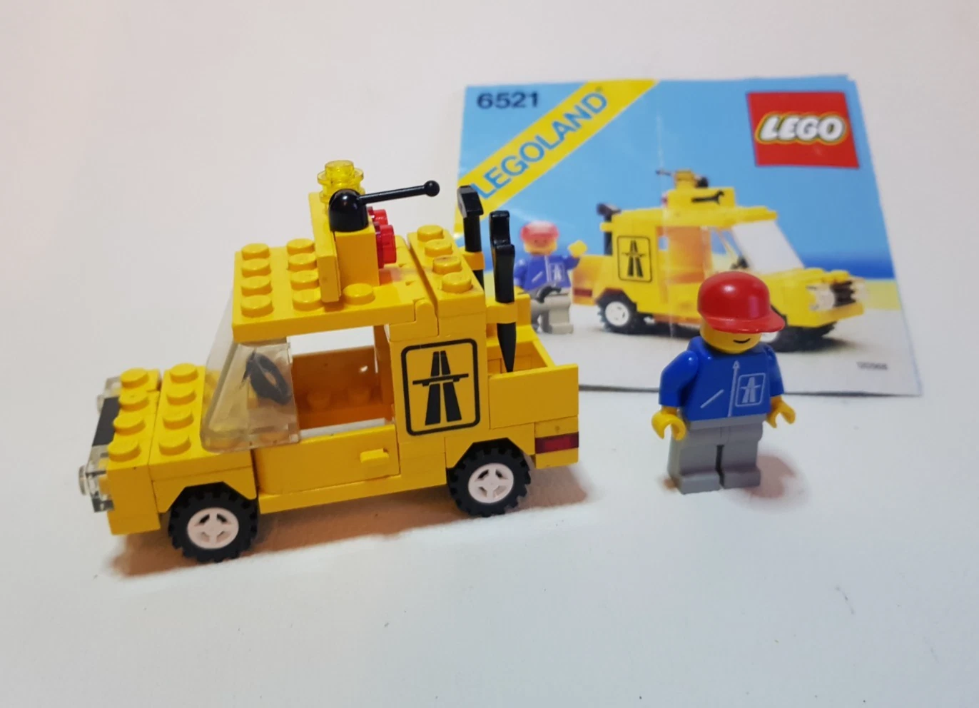 LEGO 6521 Emergency Repair Truck 100% incl. instructions 1987 Road Patrol #2