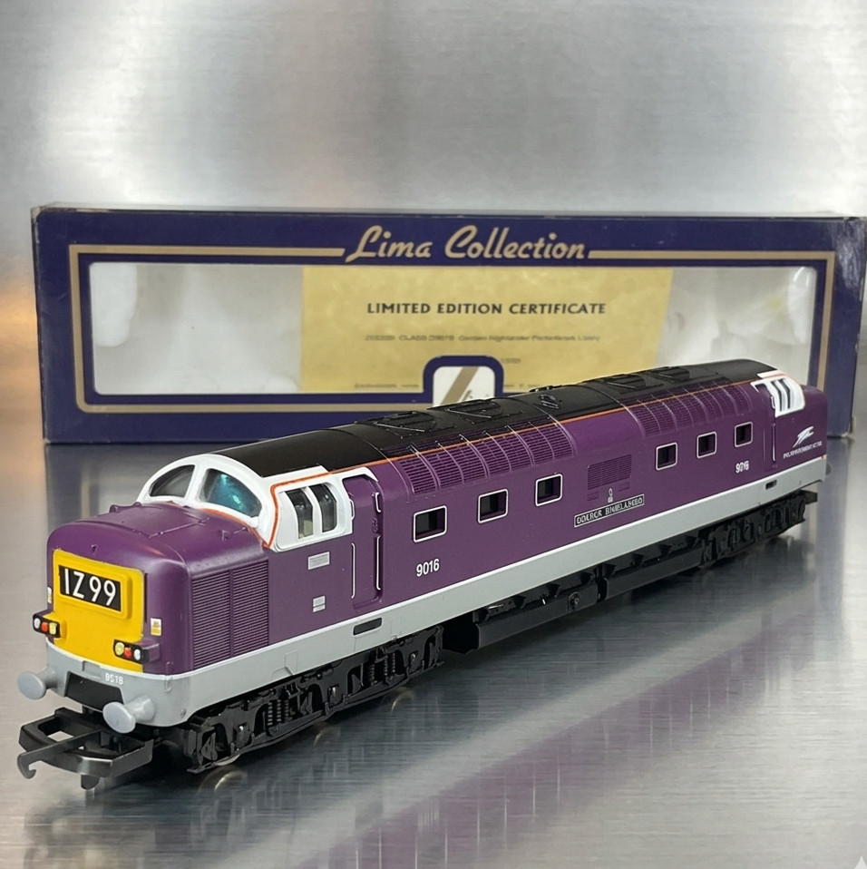 Lima L205260 Gordon Highlander Ltd Ed 55 Deltic 9016 Porterbrook Purple Loco OO