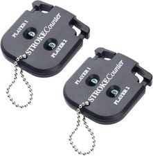 Golf Score Counter, 2 Pcs 2 Player Stroke Counter Golf Score Indicator 2 Digits