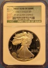 1986-S AMERICAN SILVER EAGLE S$1 NGC PF69 SPECIAL FIRST YEAR Issue Label