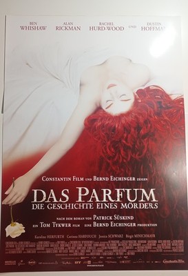 Filmplakat DAS PARFÜM A1 Kinoposter Tom Tykwer Rickman Hoffman doppelseitig