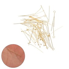 150 Pcs Stainless Steel Earring Findings Jewelry Needle for Beads Head Pins
