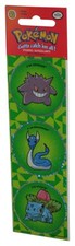 Pokemon Sandylion 1999 Sticker Sheet -  94 Gengar / 148 Dragonair  02 Ivys