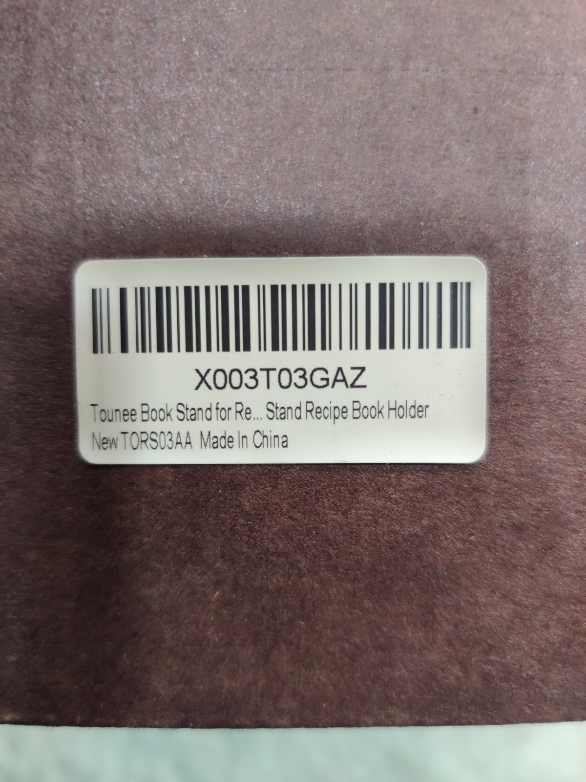 Tounee Book Stand for Reading, Adjustable Book Holder with 360° Swivel Base