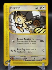 Pokemon Meowth 121/165 - 2002 Expedition Base Set - LP Non-Holo WotC E-Reader on eBay