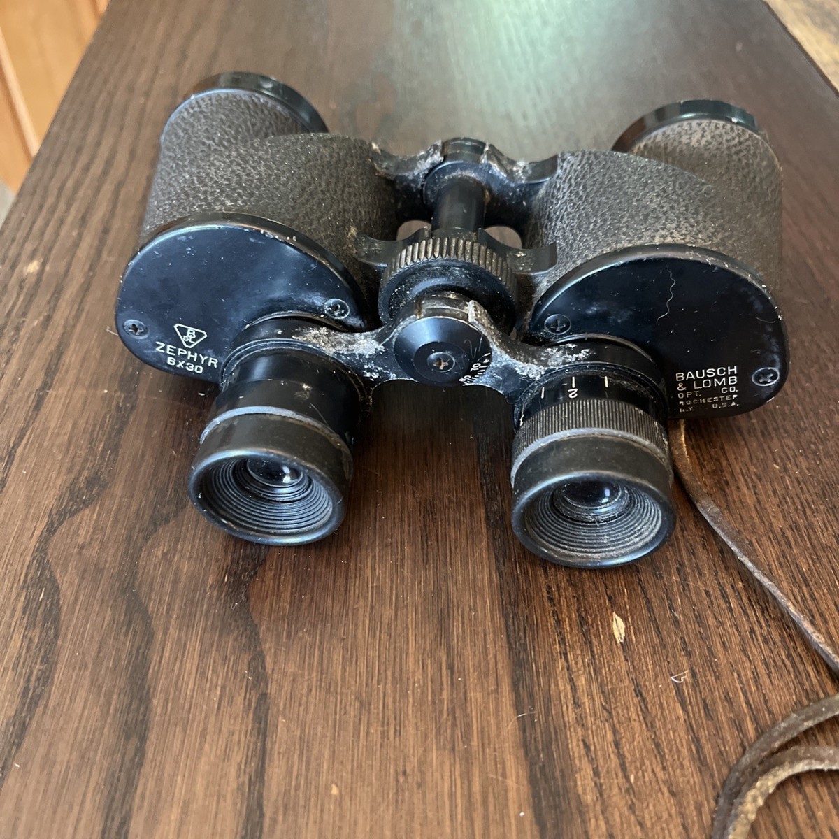 BAUSCH Made in Germany ドイツ製 Vintage Bausch & Lomb Zephyr WW2 Era 6 x 30 Post 1936 Binoculars