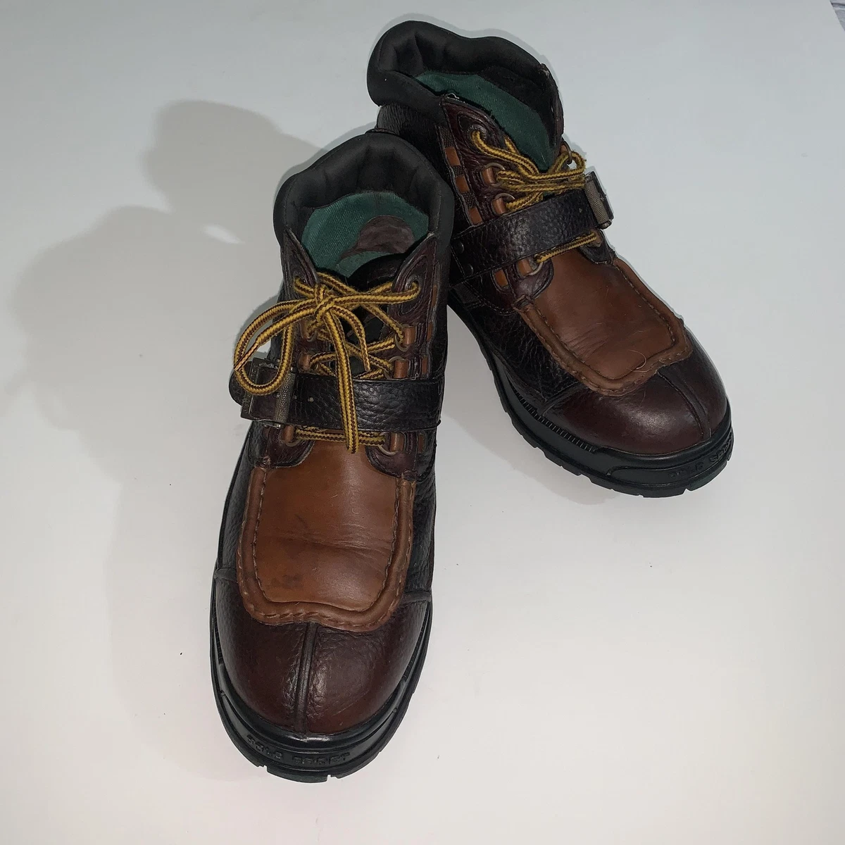 Polo Sport Leather Upper Brown Boots for Men for sale | eBay
