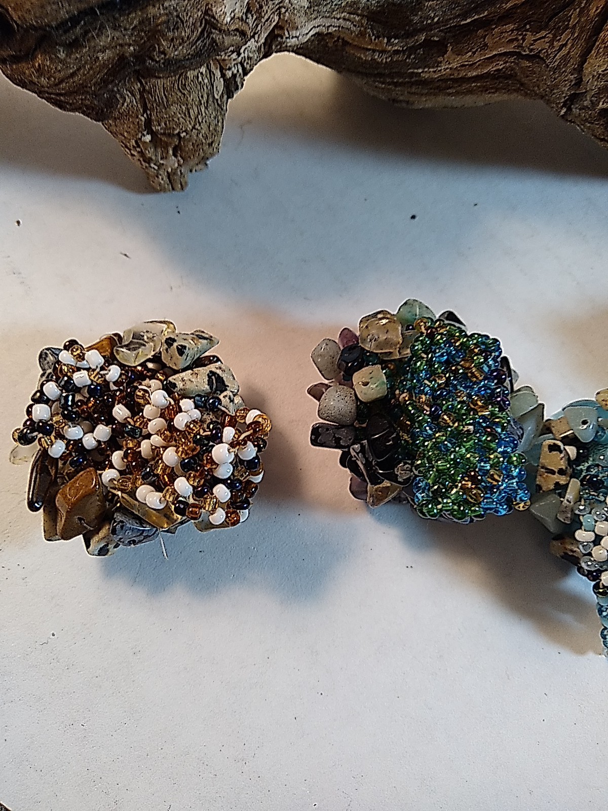 Statement Ring Lot Stretch Flower Rhinestone Chun… - image 7