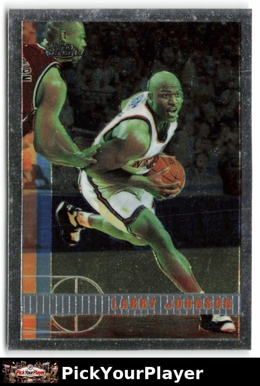 1997-98 Topps Chrome LARRY JOHNSON #164 Refractor CL3902