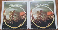 Excalibur 1981 2x CED RCA Videodisc Movie Fantasy/Adventure Mirren Byrne Neeson
