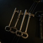 Lot of 7 Assorted Antique/Vintage Metal Skeleton Keys — photo 3