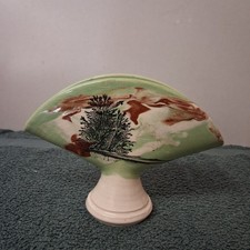 Roseville Pottery Napkin Holder Shape No 200 Scenic Design Vintage Art Pottery