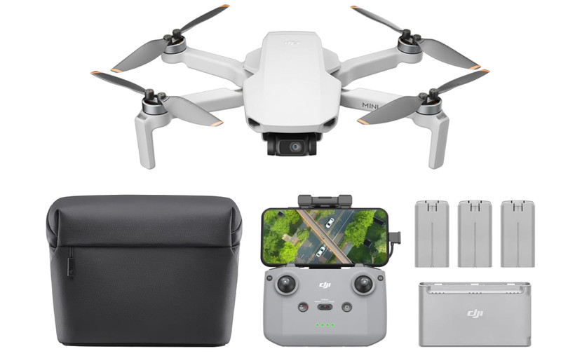 DJI Mini 4K Fly More Combo Camera Drone 4K UHD 249g 3 batteries | FREE DELIVERY