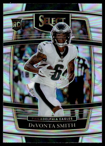 2021 Panini Select White Prizm DeVonta Smith RC Philadelphia Eagles #49