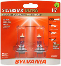 New - Sylvania Silverstar Ultra H7 Halogen Headlights Bulbs 2-pack New - Sylvania Silverstar Ultra H7 Halogen Headlights Bulbs 2-pack