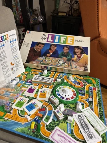 VTG "The Game of Life" Board Game by Milton Bradley - 1991 Edition - Complete!