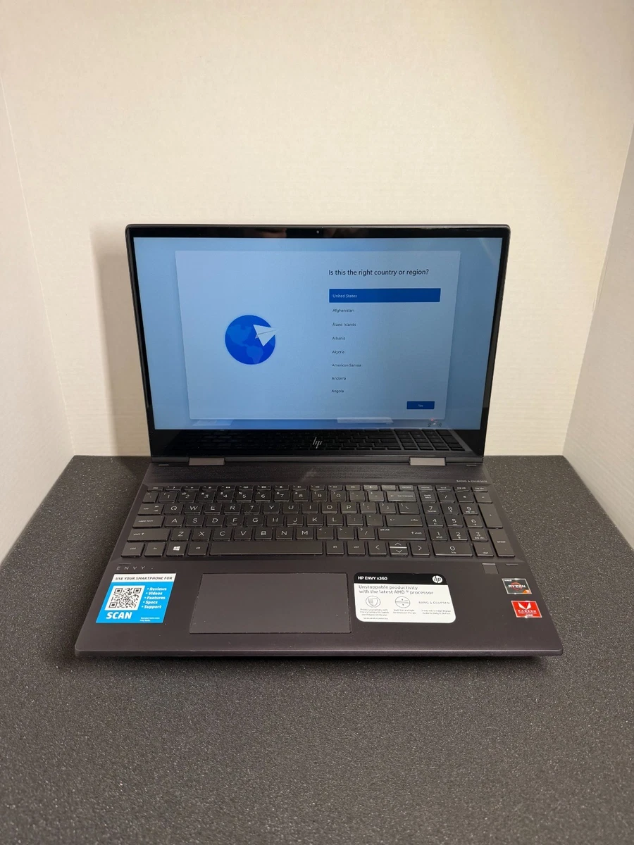 25+ HP ENVY x360 PC Laptops & Netbooks AMD Ryzen 5 for sale