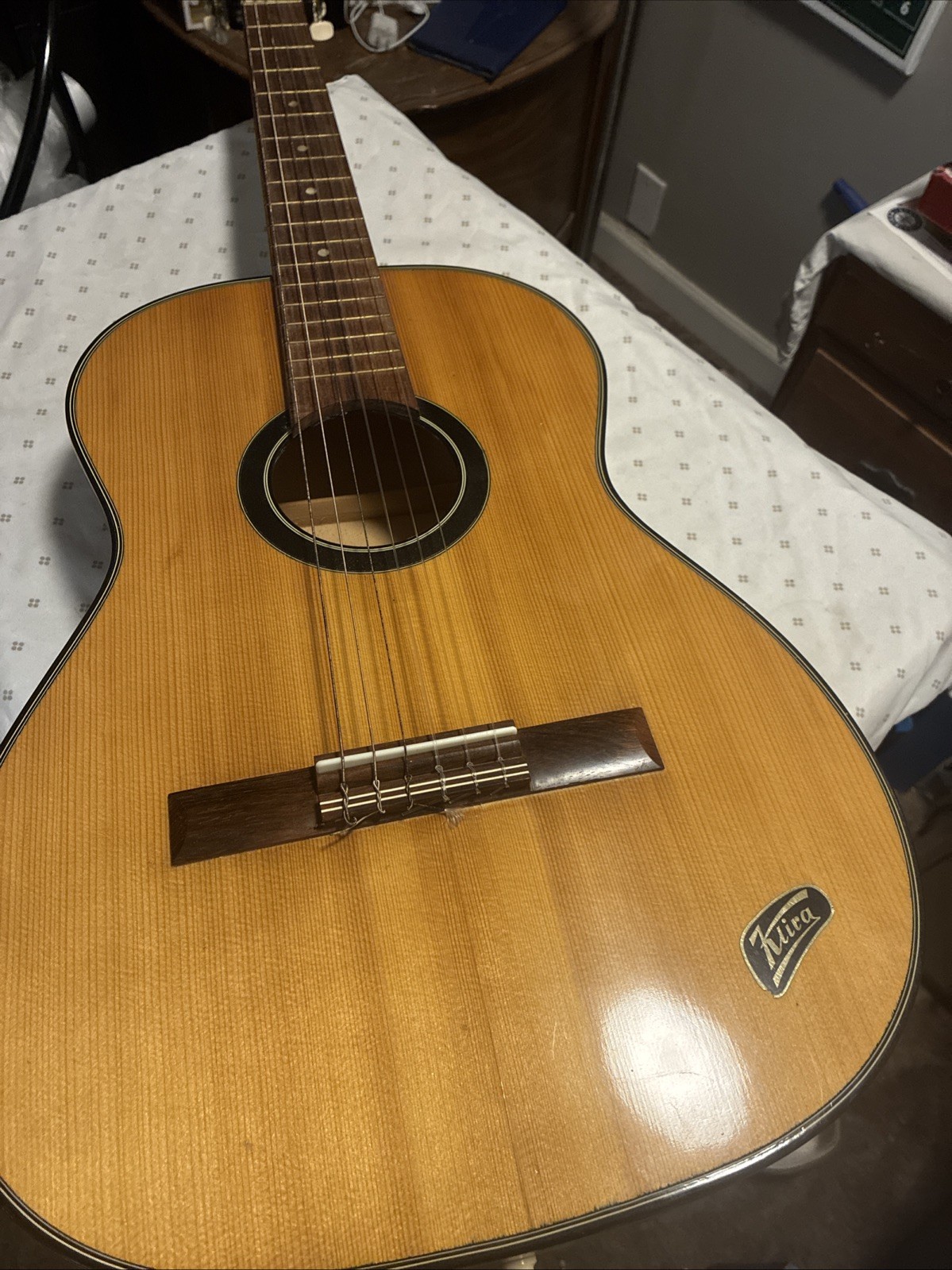 Alte Gitarre Parlor Guitar "Klira" Made In Germany Vintage