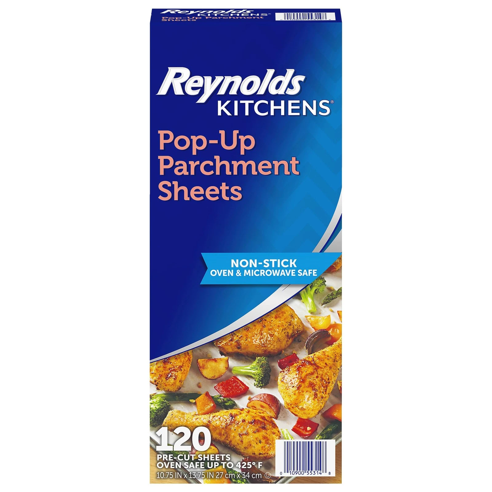 Parchment Paper Sheets 10.7x13.75 Inch, 120 Count, Non-Stick Baking Sheets