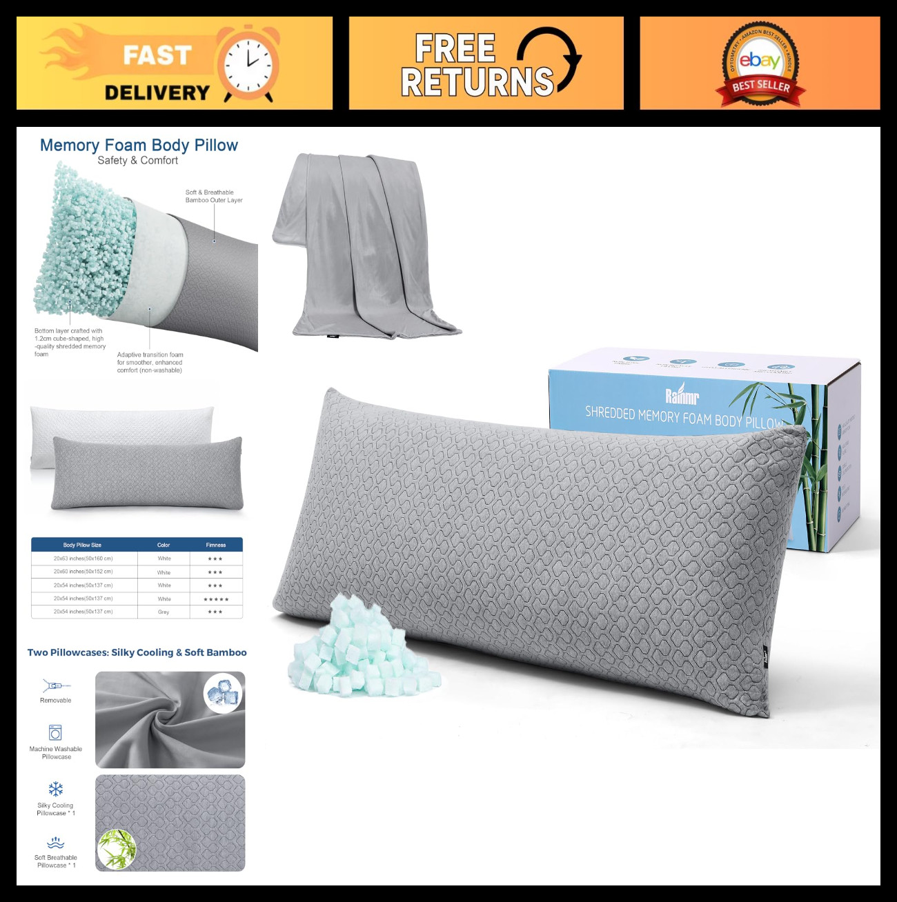 With Cooling Double Case Cover - 20x54 Inches