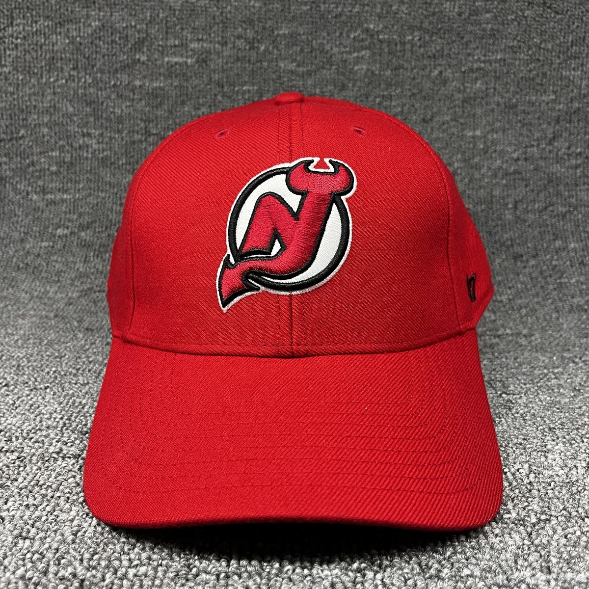 New Jersey Devils '47 MVP Hat Red Adjustable Hook & Loop Strap NHL Cap OSFA