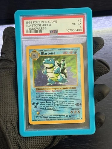 Pokemon Blastoise (Shadowless) psa 4