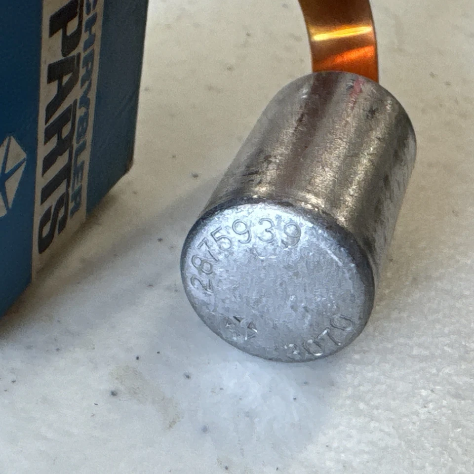 Condensador distribuidor NOS Mopar 3420600 440 426 Dodge Plymouth V8 1969-1973 - Imagem 3 de 4