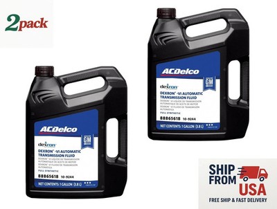 2 PACK  ACDelco GM Original Equipment 10-9244 Dexron VI Full Synthetic Automa